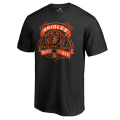 Baltimore Orioles Police Badge T-Shirt Black