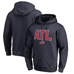 Atlanta Braves ATL Hometown Pullover Hoodie Navy