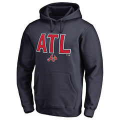 Atlanta Braves ATL Hometown Pullover Hoodie Navy