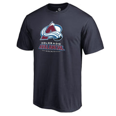 Colorado Avalanche Team Lockup T-Shirt Navy