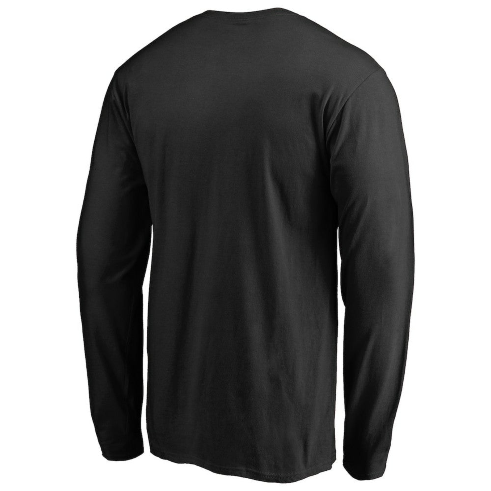 New Jersey Devils Team Lockup Long Sleeve T-Shirt Black