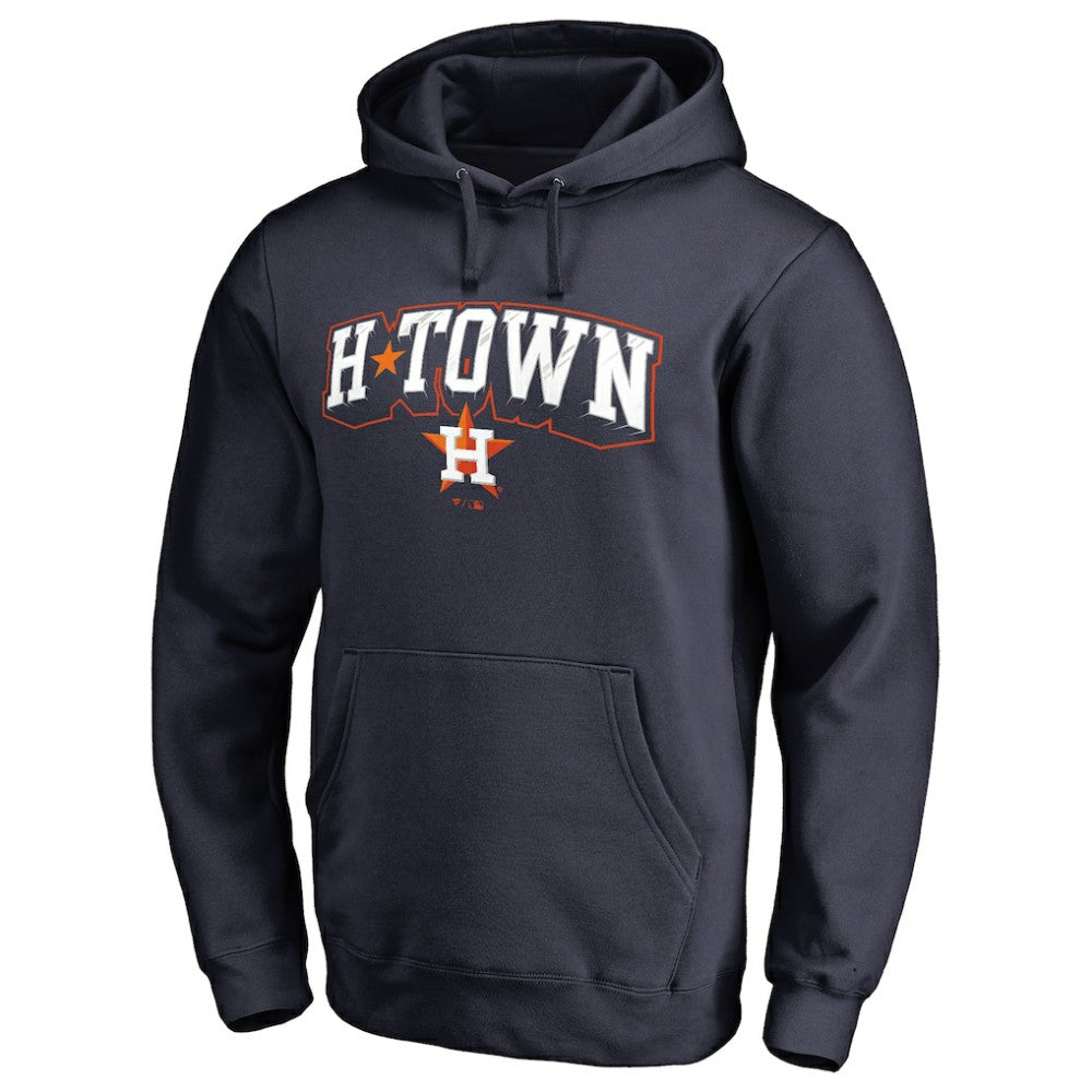 Houston Astros H Town Hometown Pullover Hoodie Navy