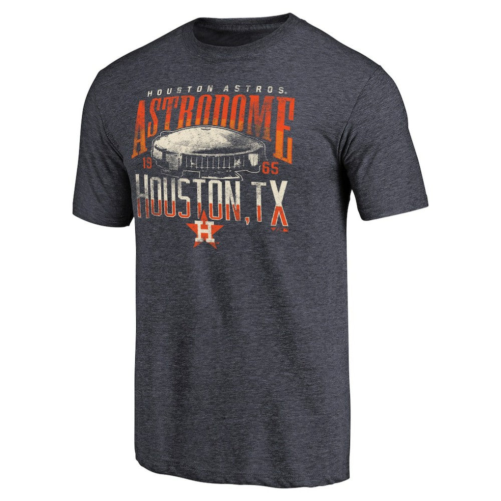 Houston Astros The Dome Hometown Tri-Blend T-Shirt Navy