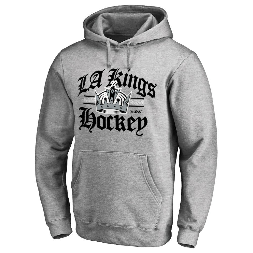 Los Angeles Kings Hometown Collection The Crown Pullover Hoodie Ash