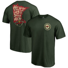 Minnesota Wild Hometown Collection State Chant T-Shirt Green
