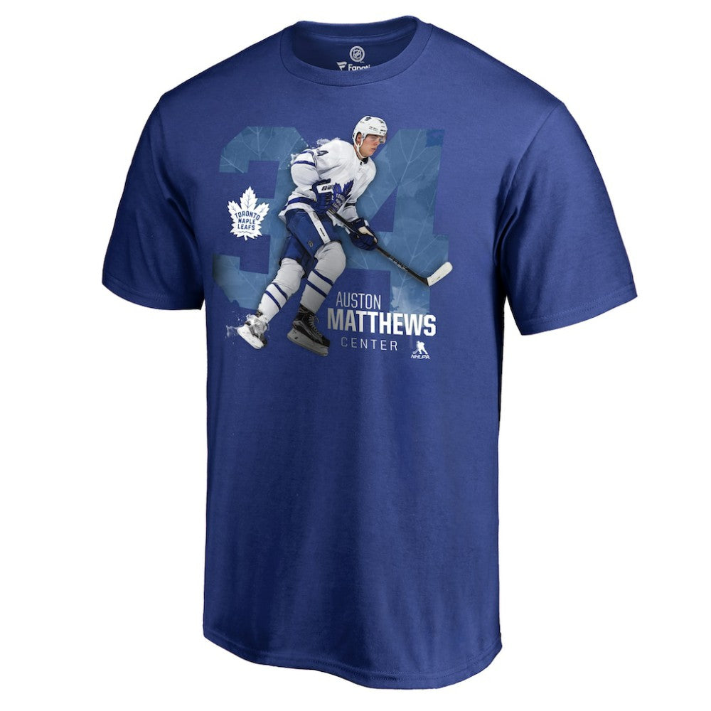 Auston Matthews Toronto Maple Leafs Core Player T-Shirt Royal
