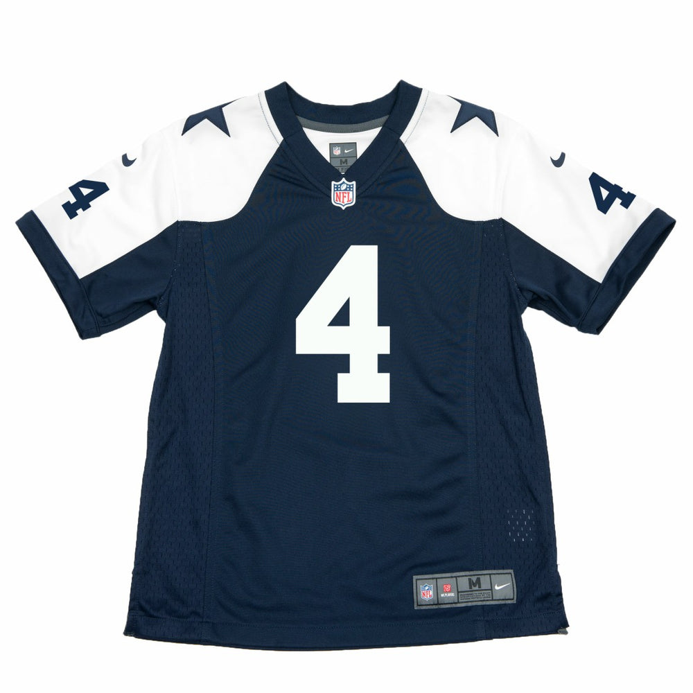 Dak Prescott Dallas Cowboys Youth Throwback Game Jersey - Navy