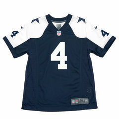 Dak Prescott Dallas Cowboys Youth Throwback Game Jersey - Navy