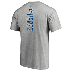 Salvador Perez Kansas City Royals Backer T-Shirt Ash