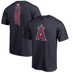 Mike Trout Los Angeles Angels Backer T-Shirt Navy