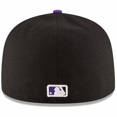 Colorado Rockies Authentic Collection ON Field 59FIFTY Structured Hat Black/Purple | New Era