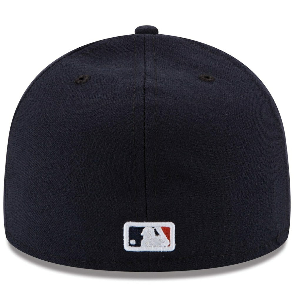 Houston Astros Road Authentic Collection On Field 59FIFTY Performance Fitted Hat Navy/Orange | New Era