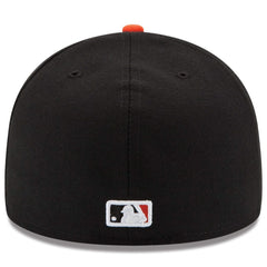 Baltimore Orioles Road Authentic Collection On-Field 59FIFTY Fitted Hat Black/Orange | New Era