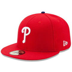 Philadelphia Phillies Game Authentic Collection On-Field 59FIFTY Fitted Hat Red | New Era