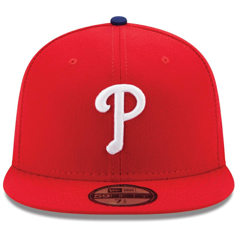 Philadelphia Phillies Game Authentic Collection On-Field 59FIFTY Fitted Hat Red | New Era