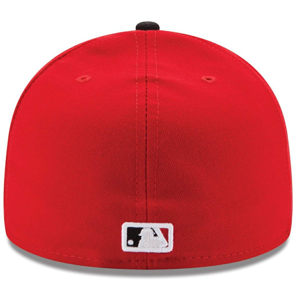 Cincinnati Reds Road Authentic Collection On-Field 59FIFTY Fitted Hat Red/Black | New Era