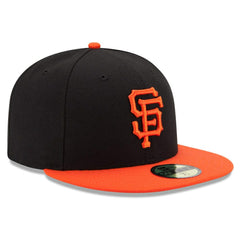 San Francisco Giants Authentic Collection On-Field 59FIFTY Fitted Hat Black/Orange | New Era