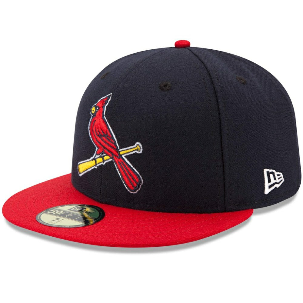 St. Louis Cardinals Alternate 2 Authentic Collection On-Field 59FIFTY Fitted Hat Navy/Red | New Era
