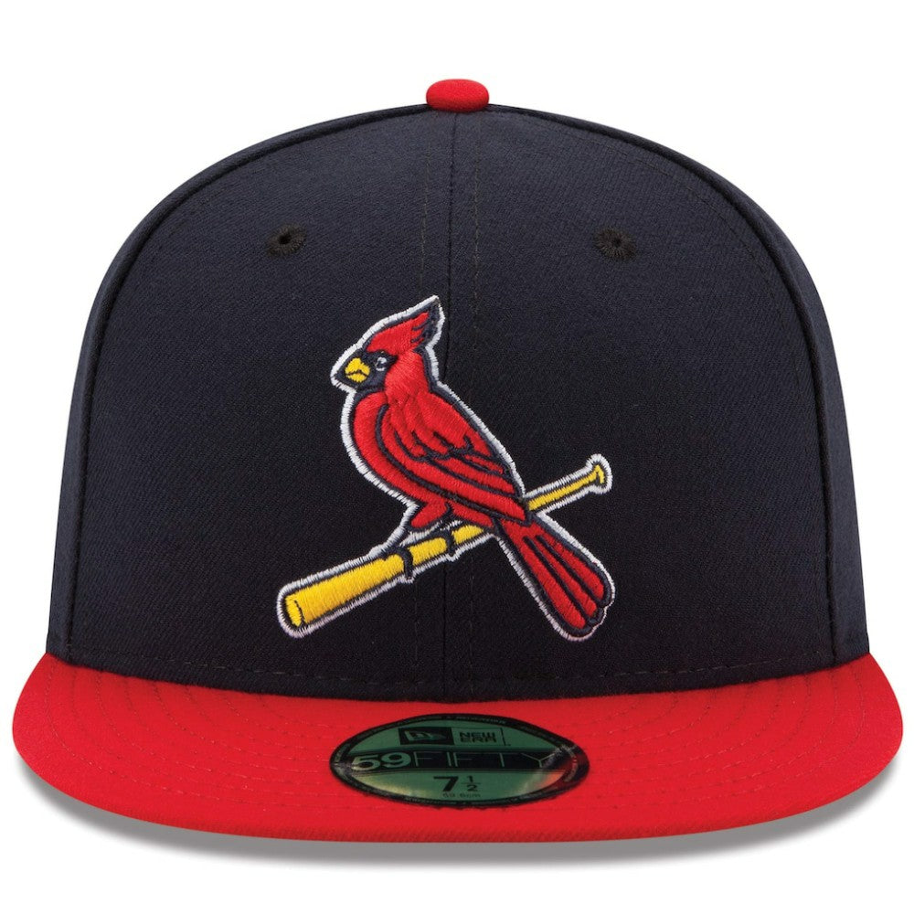 St. Louis Cardinals Alternate 2 Authentic Collection On-Field 59FIFTY Fitted Hat Navy/Red | New Era