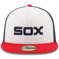 Chicago White Sox Authentic Collection On-Field 59FIFTY Fitted Hat White/Red | New Era