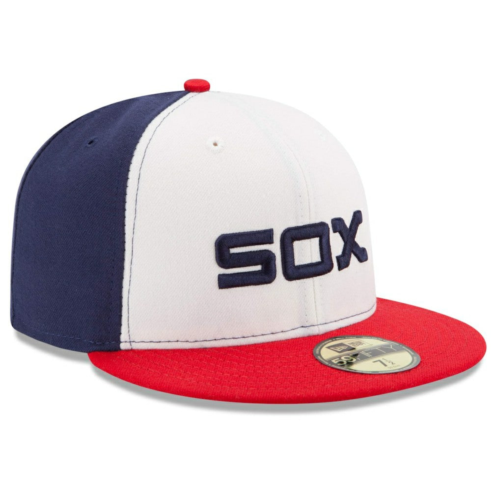 Chicago White Sox Authentic Collection On-Field 59FIFTY Fitted Hat White/Red | New Era