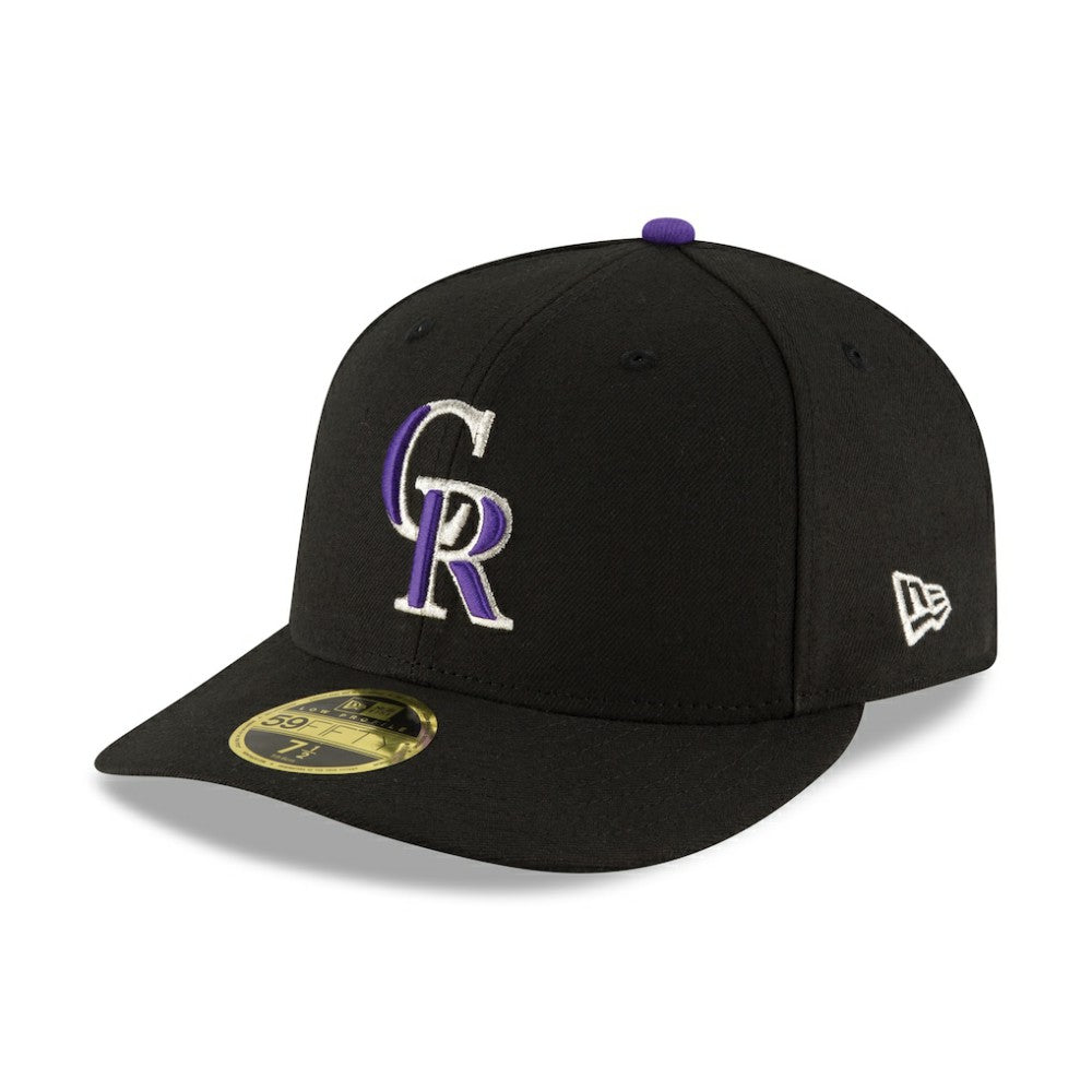Colorado Rockies Game Authentic Collection On-Field Low Profile 59FIFTY Fitted Hat Black | New Era