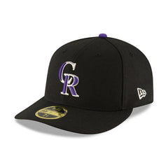Colorado Rockies Game Authentic Collection On-Field Low Profile 59FIFTY Fitted Hat Black | New Era