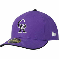 Colorado Rockies Alternate 2 Authentic Collection On-Field Low Profile 59FIFTY Fitted Hat Purple | New Era