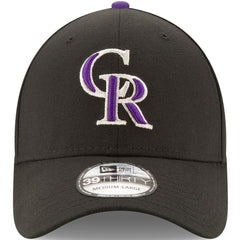 Colorado Rockies Game Team Classic 39THIRTY Flex Hat Black | New Era