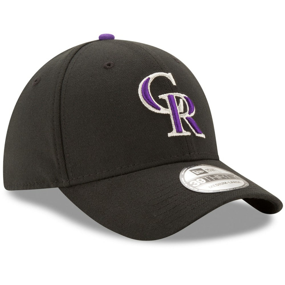 Colorado Rockies Game Team Classic 39THIRTY Flex Hat Black | New Era