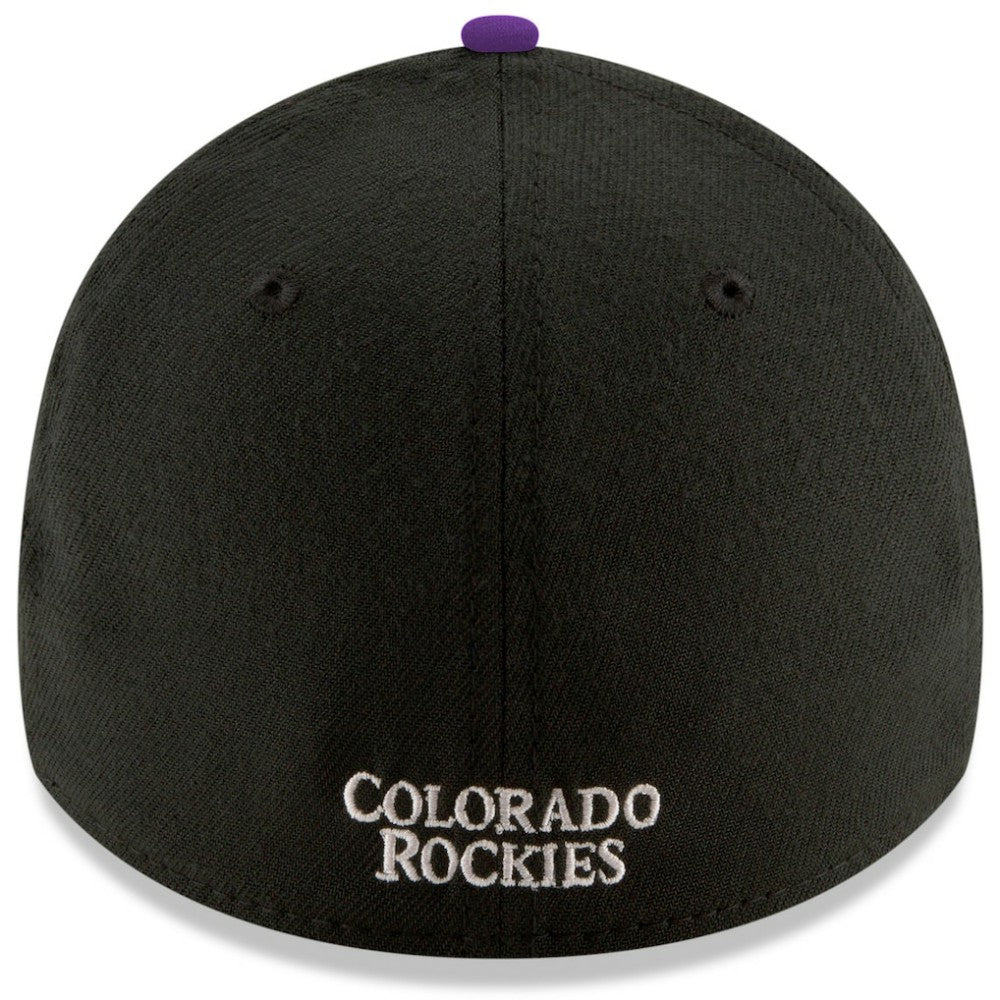 Colorado Rockies Game Team Classic 39THIRTY Flex Hat Black | New Era
