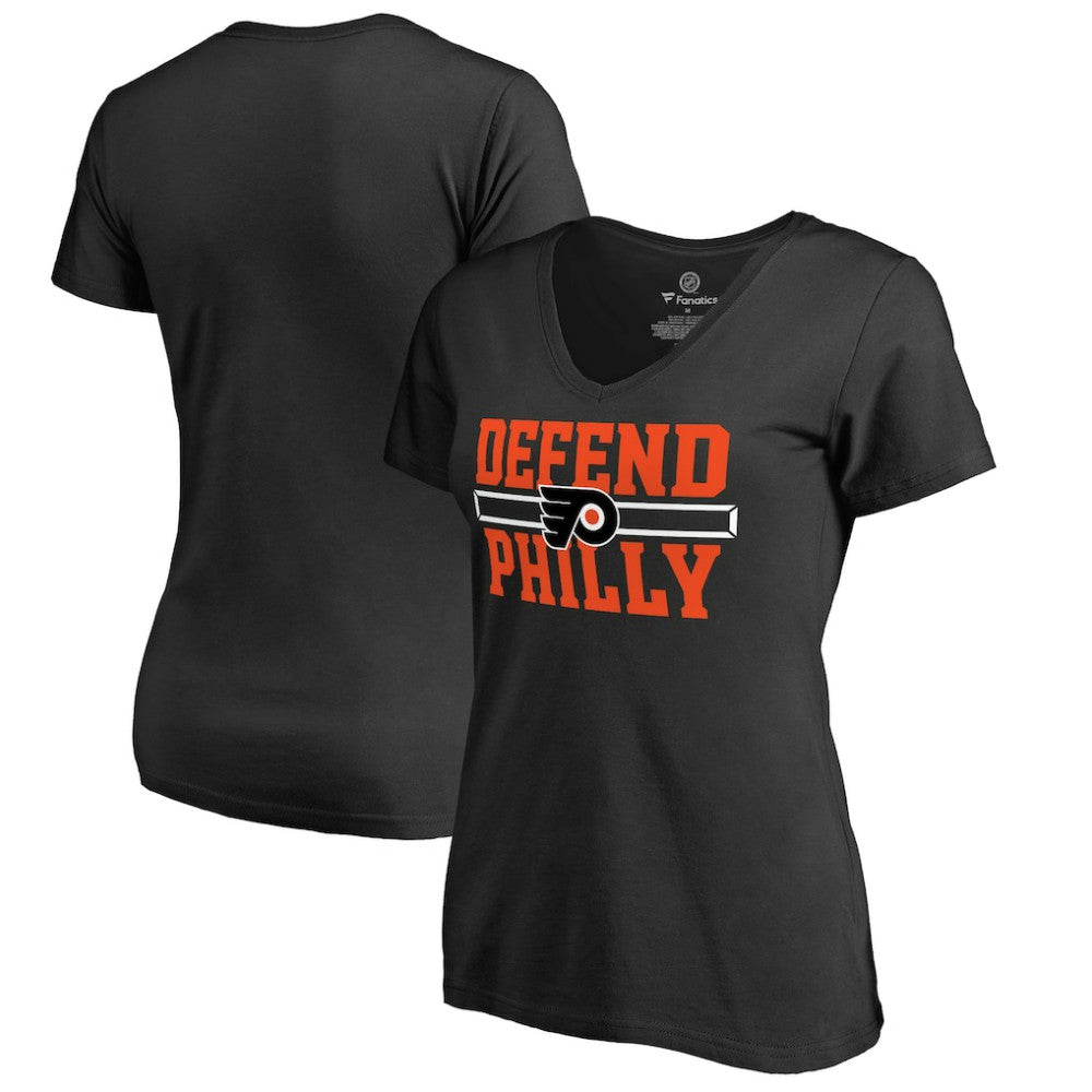 Philadelphia Flyers Women's Hometown Collection Defend T-Shirt Black