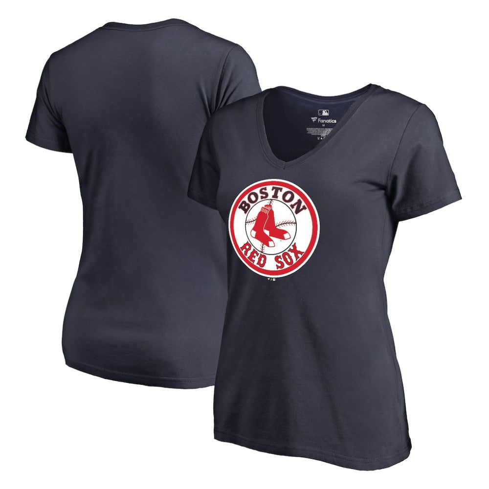 Boston Red Sox Women's Cooperstown Collection Forbes T-Shirt Navy