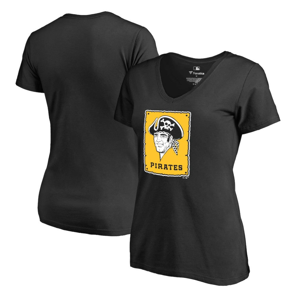 Pittsburgh Pirates Women's Cooperstown Collection Forbes T-Shirt Black