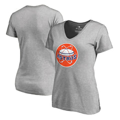 Houston Astros Women's Cooperstown Collection Forbes T-Shirt Ash