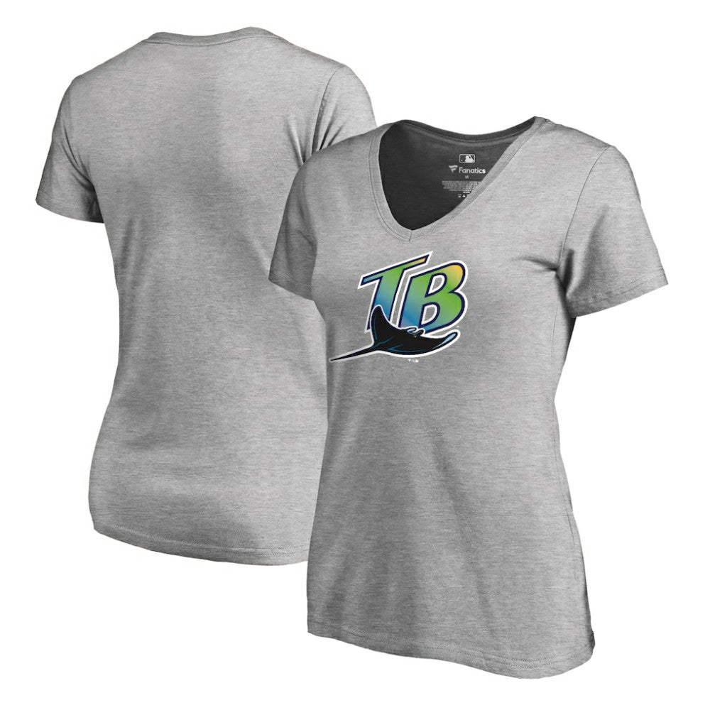 Tampa Bay Rays Women's Cooperstown Collection Forbes T-Shirt Ash