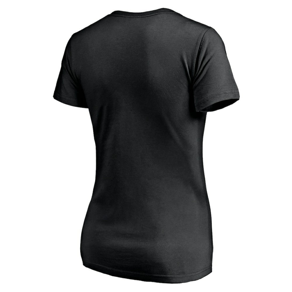Pittsburgh Pirates Women's Core Wahconah V-Neck T-Shirt Black