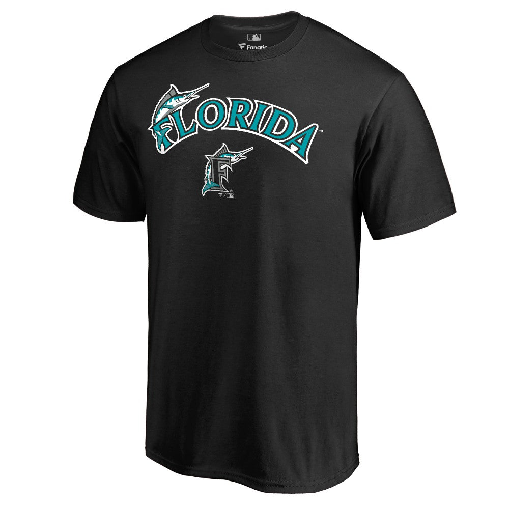 Miami Marlins Cooperstown Collection Wahconah T-Shirt Black