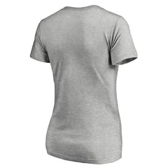Los Angeles Angels Women's Core Wahconah V-Neck T-Shirt Heather Gray