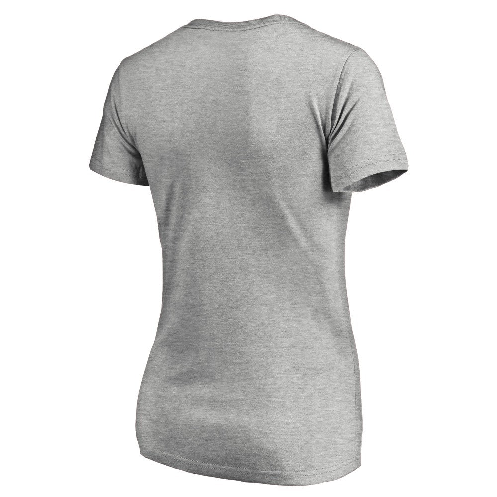 St. Louis Cardinals Women's Core Wahconah V-Neck T-Shirt Heather Gray