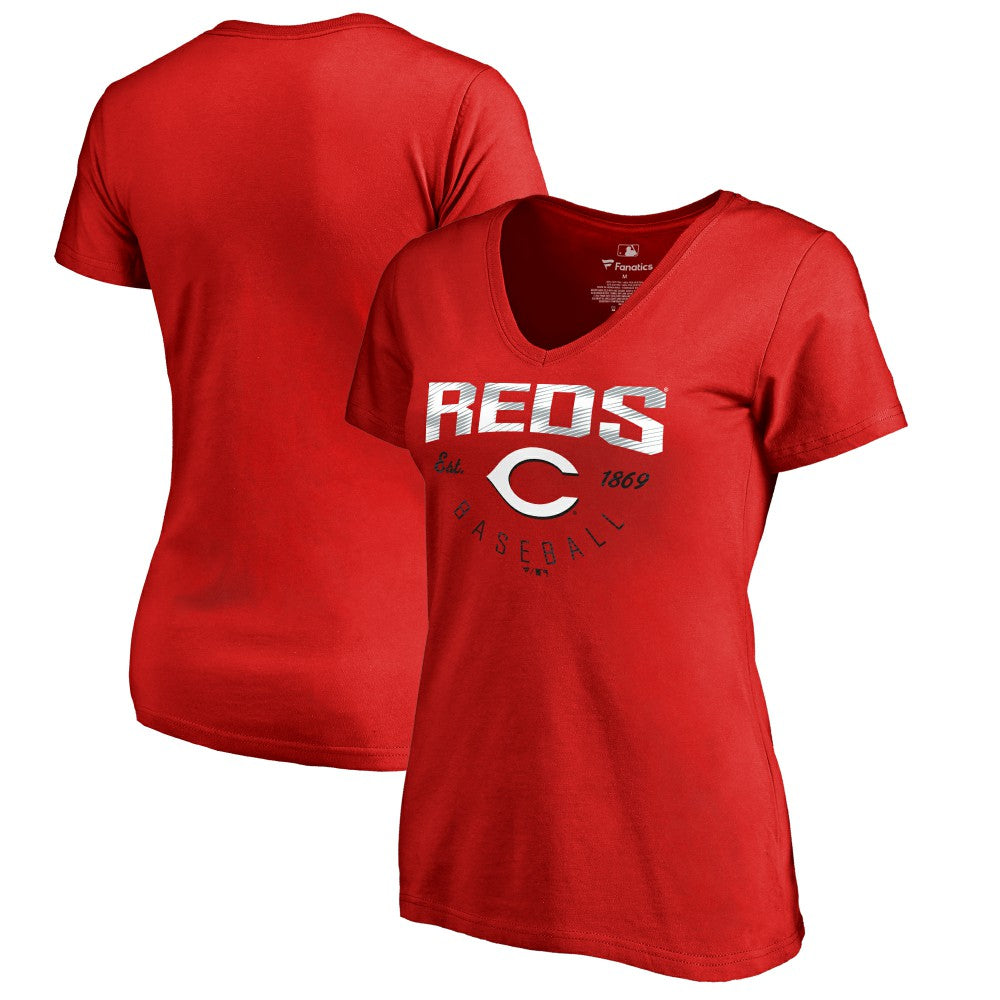 Cincinnati Reds Women's Live For It T-Shirt Red