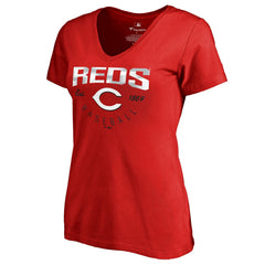 Cincinnati Reds Women's Live For It T-Shirt Red