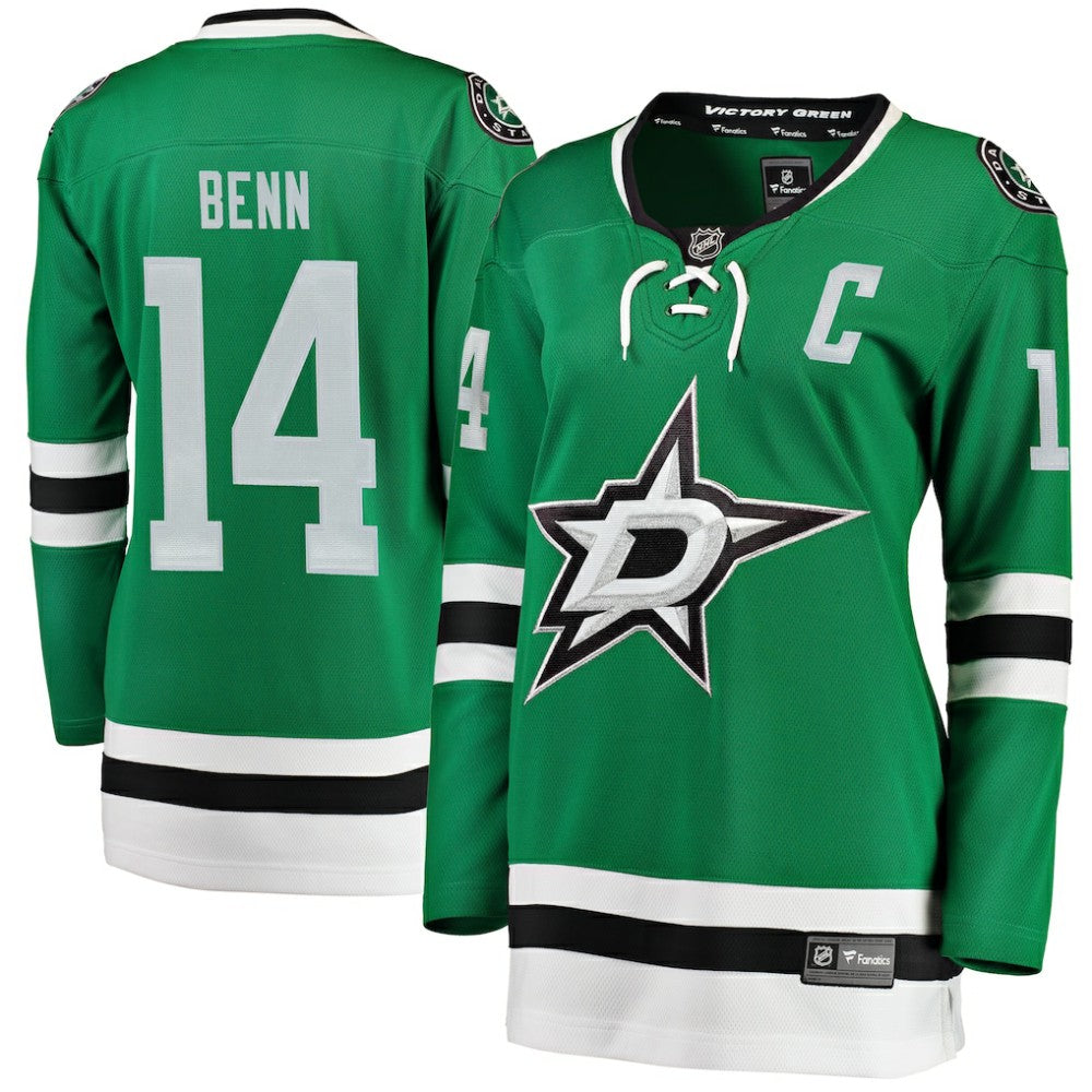 Jamie Benn Dallas Stars Fanatics Women's Home Breakaway Jersey Green