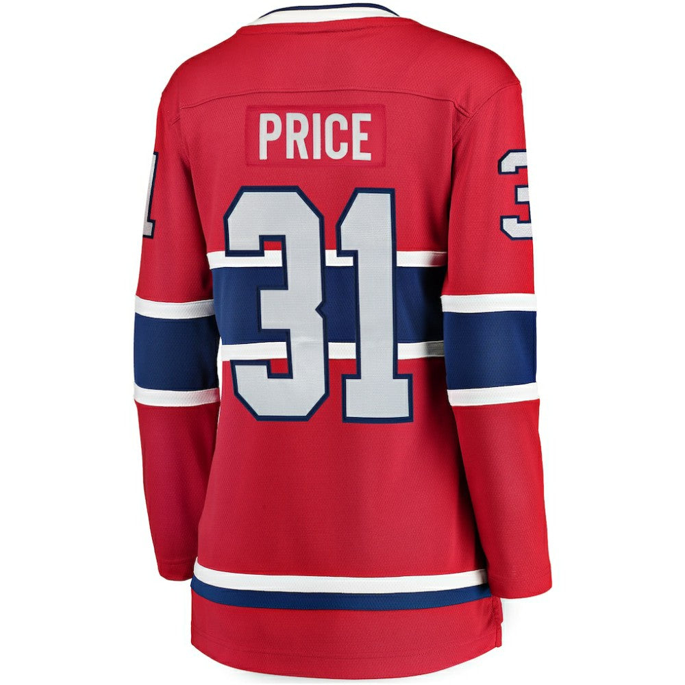 Carey Price Montreal Canadiens Fanatics Women's Home Breakaway Jersey Red