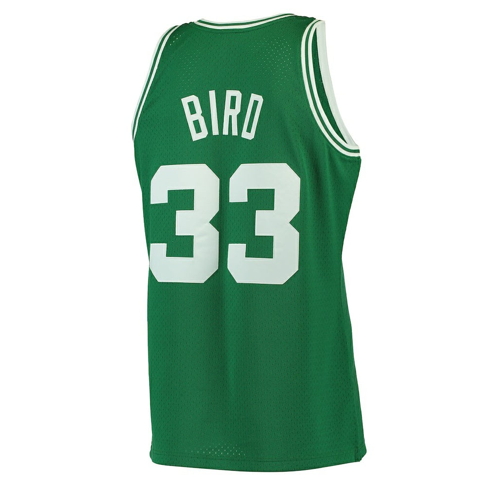 Larry Bird Boston Celtics Hardwood Classics Swingman Jersey - Kelly Green