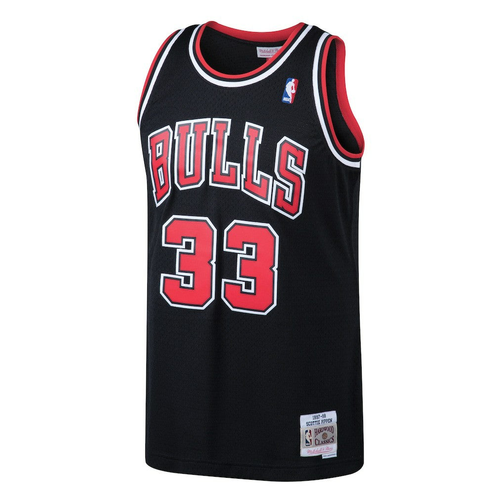 Scottie Pippen Chicago Bulls 1997/98 Hardwood Classics Swingman Jersey sale - Black
