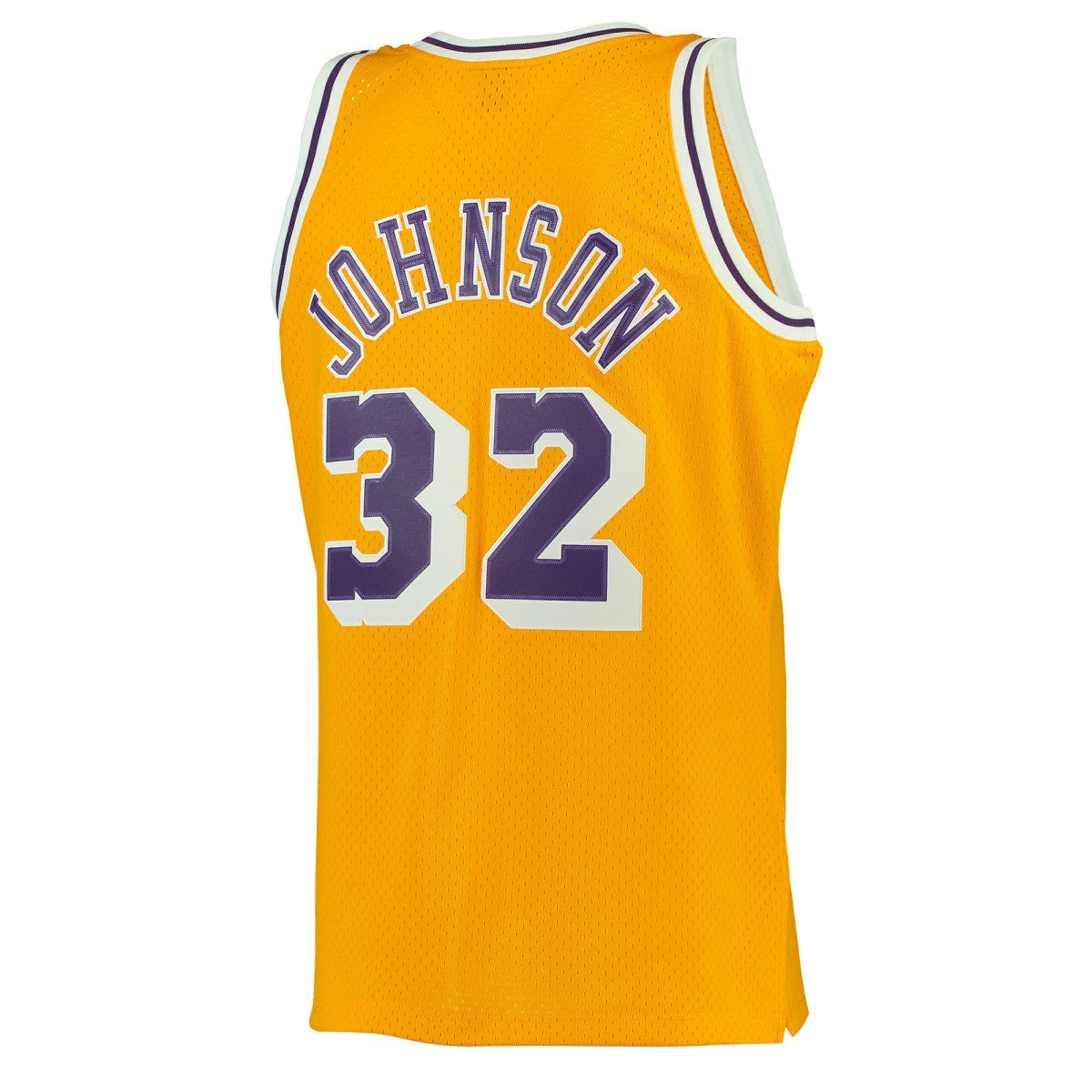 Magic Johnson Los Angeles Lakers 1984/85 Hardwood Classics Swingman Jersey - Gold