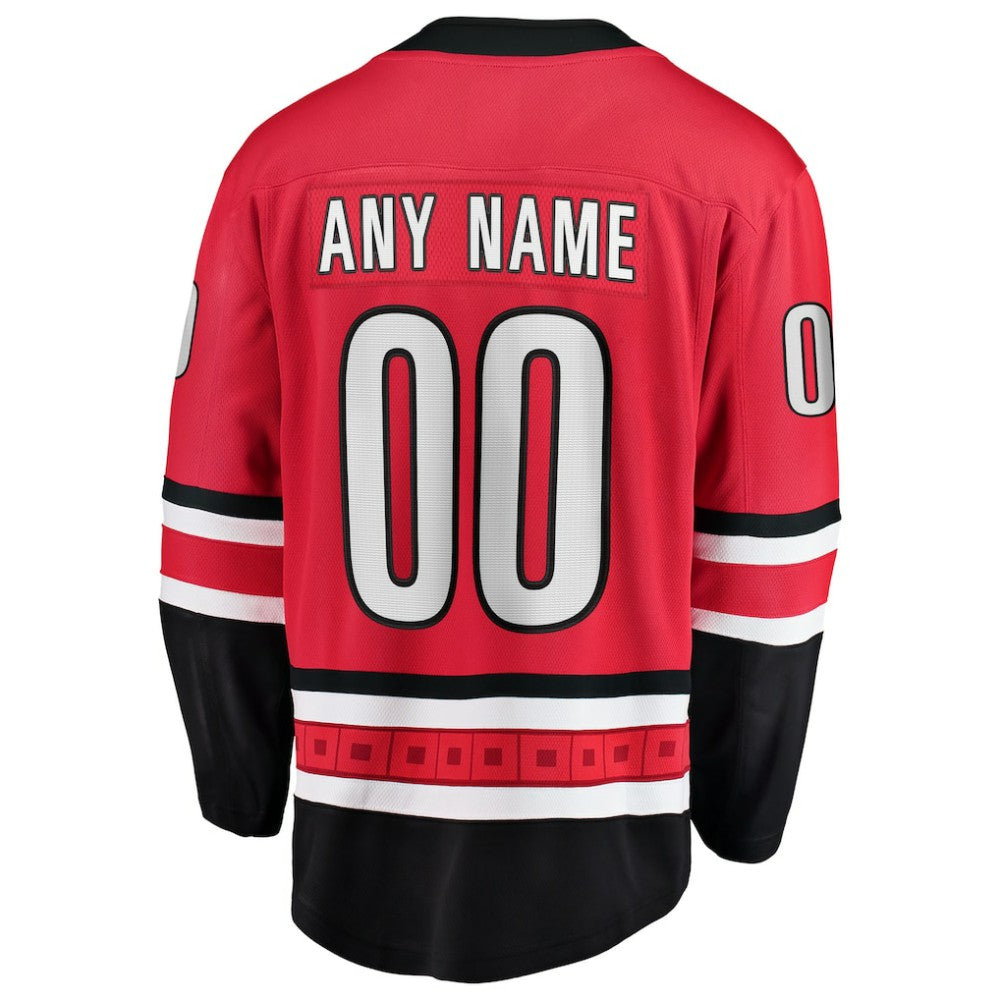 Carolina Hurricanes Fanatics Alternate Breakaway Custom Jersey Red