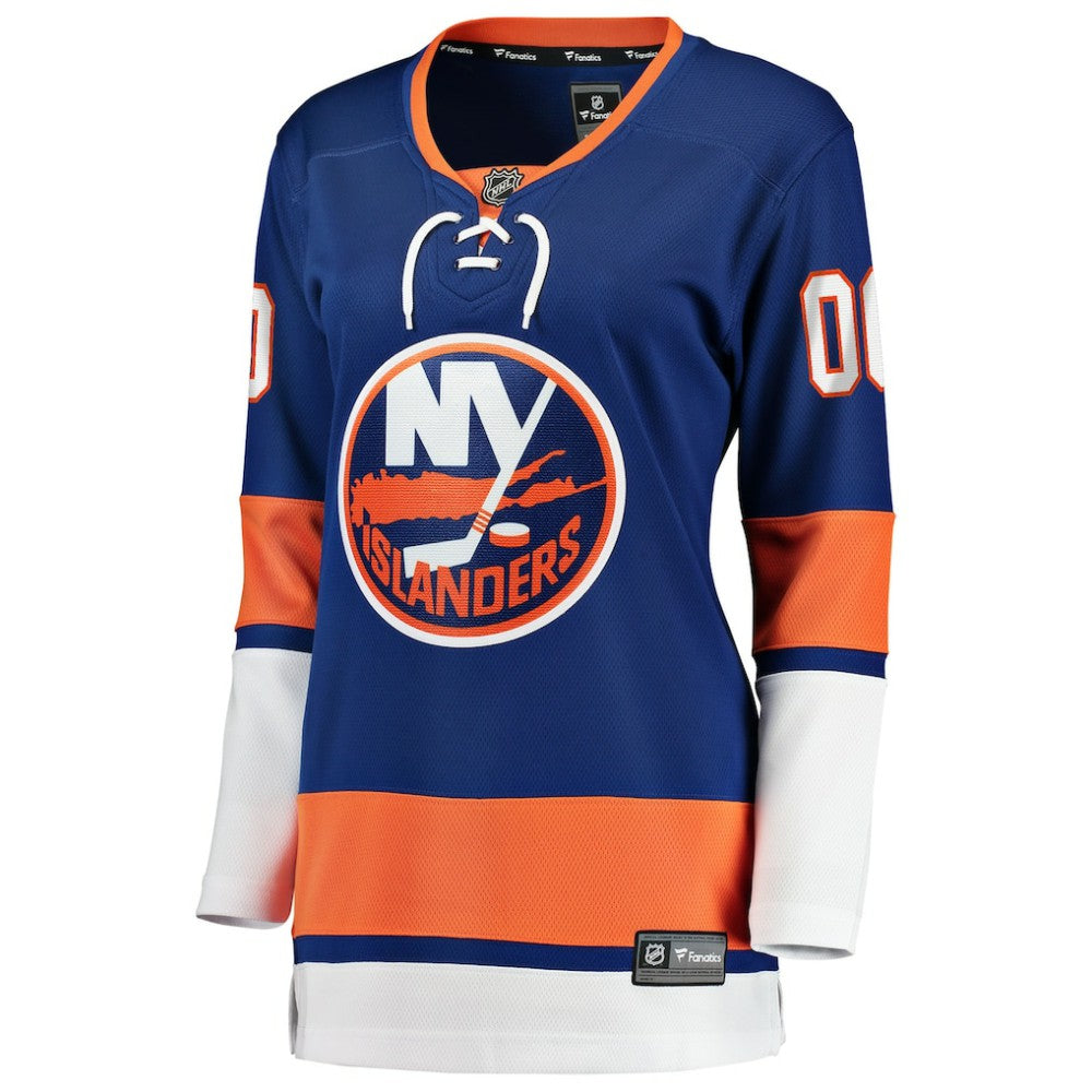 New York Islanders Fanatics Women's Home Breakaway Custom Jersey Blue