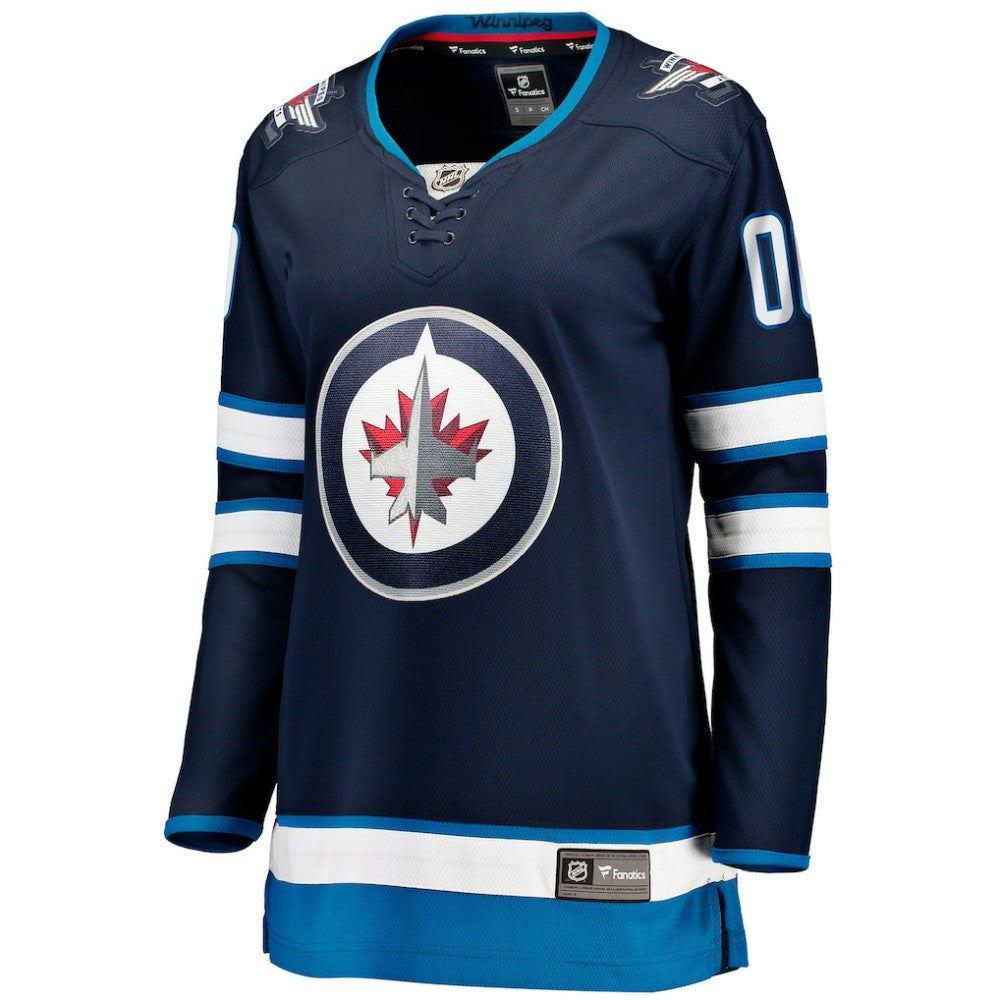 Winnipeg Jets Fanatics Women's Home Breakaway Custom Jersey Blue